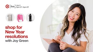 Target Live: Shop for new year resolutions