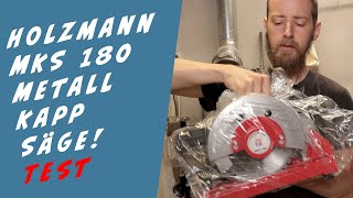 Metall Kapp Säge im Test - Holzmann MKS180 Metall Säge Testbericht