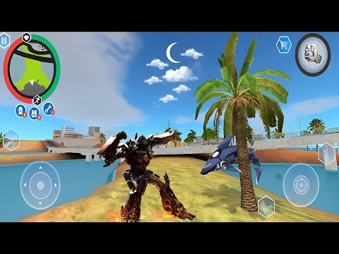Robot Shark Transform Game New Update By Naxeex #1 Android Gameplay