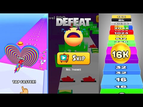 Level 1649 : Layer Man 3D: Run & Collect vs Merge Number Run Master vs Number Ball 3D Merge Games