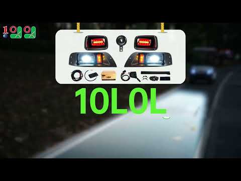 Easy Installation🚀 Ride Brighter, Shine Further – LED Kit for EZGO TXT! 🔥#golfcart #ezgo #lightkit