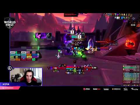 Big Dumb Guild VS Vexiona WORLD SIXTH Blood DK POV   Mythic Ny'alotha