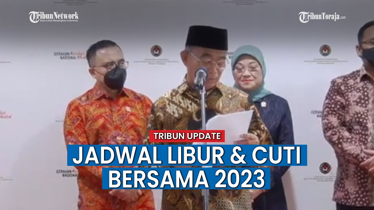 Update Daftar Libur Nasional dan Cuti Bersama Pegawai Tahun 2023