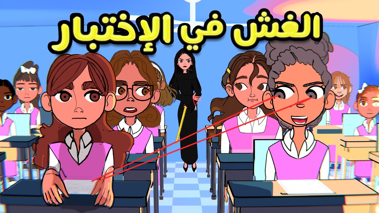 الغش في الإختبارات 👀✍🏻