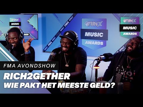 WIE pakt het MEESTE GELD van RICH2GETHER? | FMA Avondshow 2021