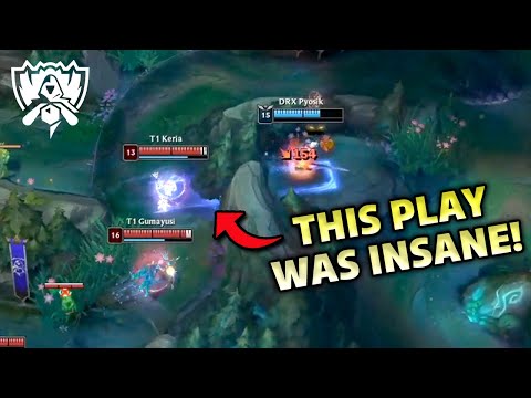 Keria's CHAD Lux Play Sets Up Ridiculous Drake Steal by Oner | Worlds 2022 | LoL Esports Moments