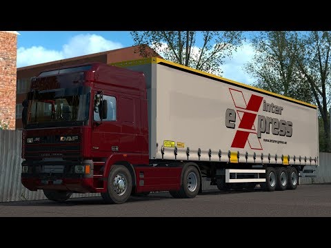ETS 2 1.34 - ProMods 2.33 - DAF 95 ATi by XBS - Trip: Chernyakhovsk - Šiauliai