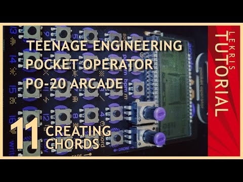 PO-20 Arcade Tutorial - 11 - Creating - Chords | HD | deutsch |