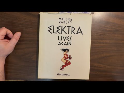 Elektra Lives Again: Frank Miller and Lynn Varley create a superhero bande desinée! Outstanding!