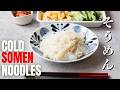 Easy Japanese Lunch Cold Somen Noodles With Custom Toppings
