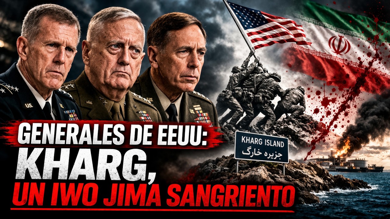 GENERALES EE.UU. KHARG, UN IWO JIMA SANGRIENTO