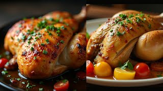 Roast chicken with vegetables recipe