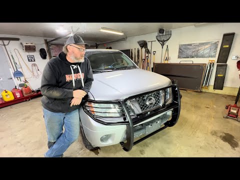 Aries 9047 Brush Guard install 2005-20 Nissan Frontier 05-09 Nissan Pathfinder.