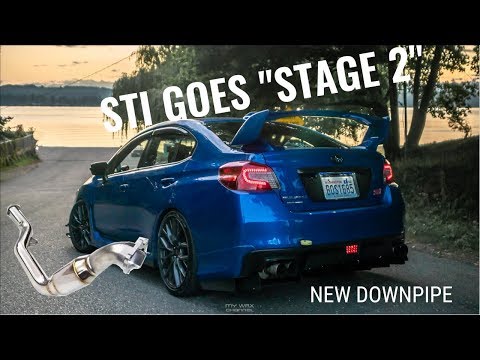 STI GOES FULL "STAGE 2" WITH INVIDIA DOWNPIPE INSTALL | 2015-2019 SUBARU WRX STI