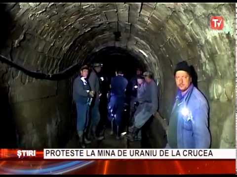 PROTESTE LA MINA DE URANIU DE LA CRUCEA