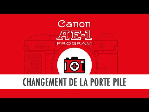 Canon AE1 Program - Changement de la porte batterie