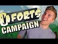 Forts [Campaign Hard Mode] PC Game | Let’s Play Forts Gameplay - Part 1