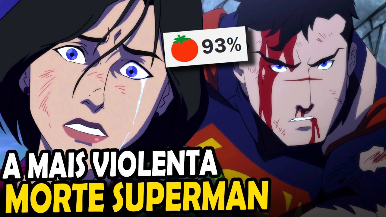 VIOLENTA e EMOCIONANTE! A MORTE DO SUPERMAN - MELHOR ANIMAÇÃO SAGA DC