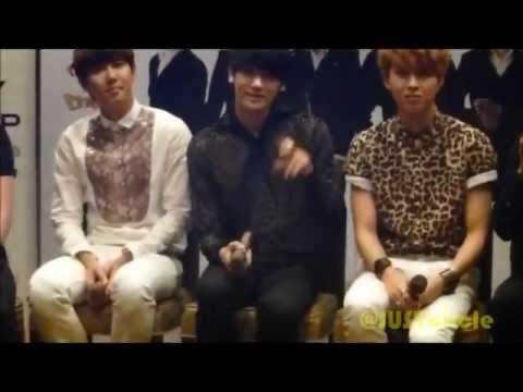 121110 ZE:A Hyungshik, TaeHun & DongJun V Sign / Peace