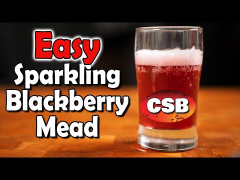 Sparkling Blackberry Mead (full step by step process)