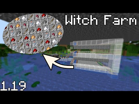 WOW! Hyper-Easy Witch Farm in Minecraft 1.19 with KoiKiwi!