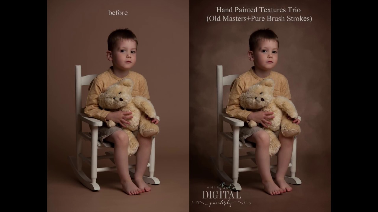 textures on photograph - Hand Painted Textures Trio