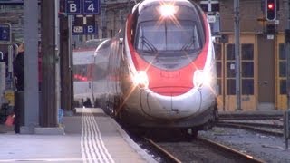 preview picture of video 'Eurocity EC - ETR 610 special in Brig Mai 2013--Zug,trainfart,train'