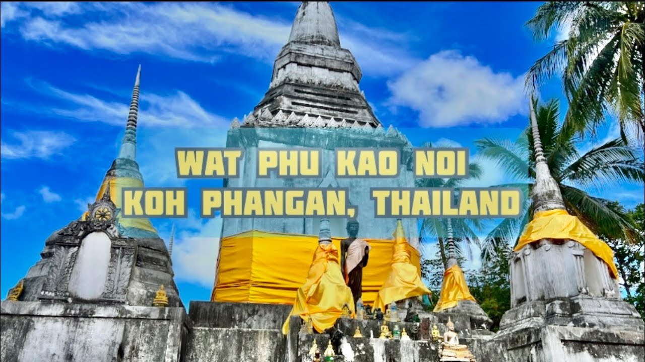 Embark on a captivating video journey through the serene Wat Phu Khao Noi.