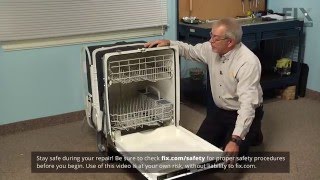 GE Dishwasher Repair - How to Replace the Upper Spray Arm