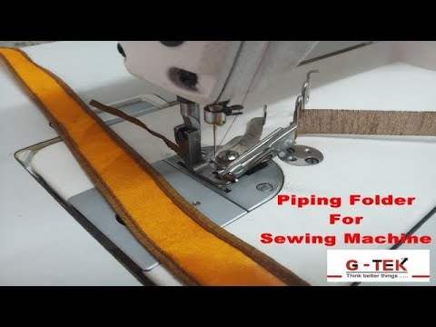 A-10 Double Fold Piping Folder Demo