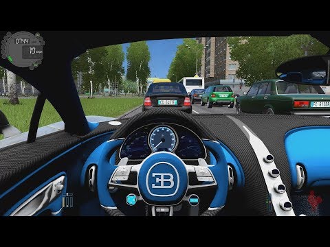 City Car Driving - Bugatti Chiron | Street Racing