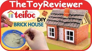 Teifoc DIY Brick House Frame Work Construction Set 4300 Craft Unboxing Toy Review by TheToyReviewer