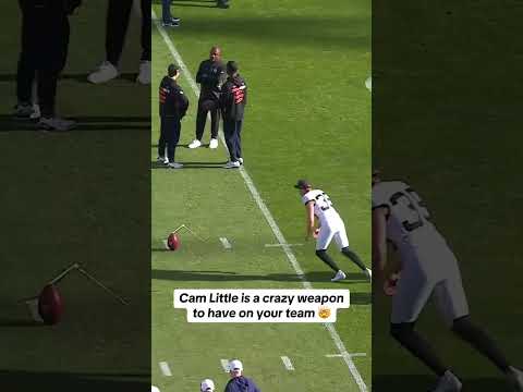 Cam Little was practicing from 75-yards 🤯 #camlittle #kicker #jaguars #nfl #football