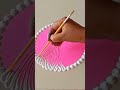 small flower rangoli design|festival rangoli shorts|youtube short video