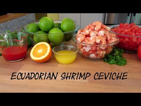 Ecuadorian Shrimp Ceviche Recipe Video