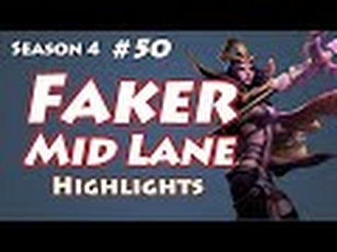 SKT T1 Faker - LeBlanc vs Xerath - IM Frozen, KR LOL SoloQ Highlights