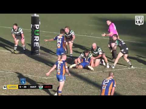 2019 Newcastle RL - 1st Grade Round 10 Highlights - Lakes United v Maitland