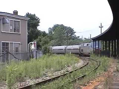Eastbound Amtrak Downeaster at Lawerence, MA July 4th, 2008
