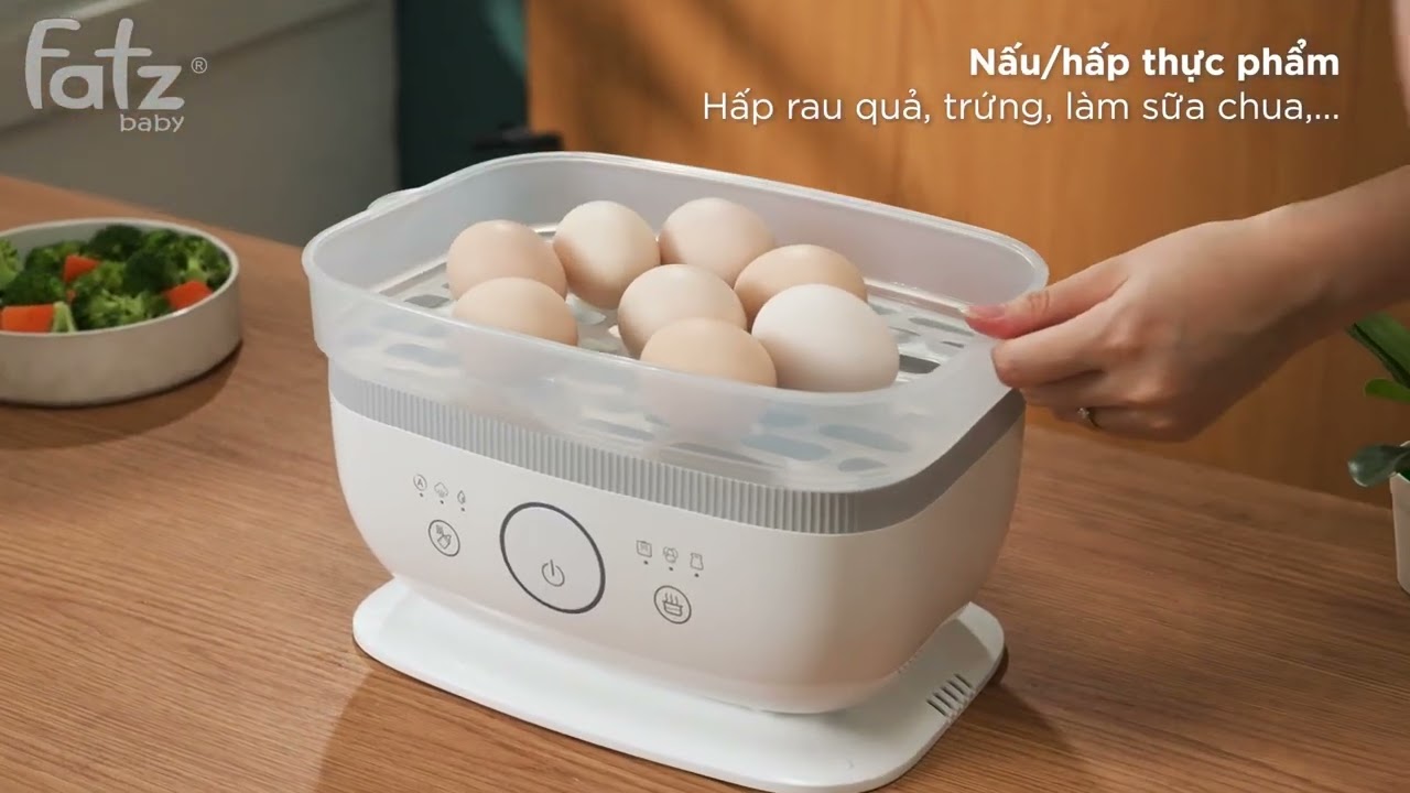 Máy tiệt trùng bình sữa Fatzbaby Sumo 6 Plus-FB4970BT
