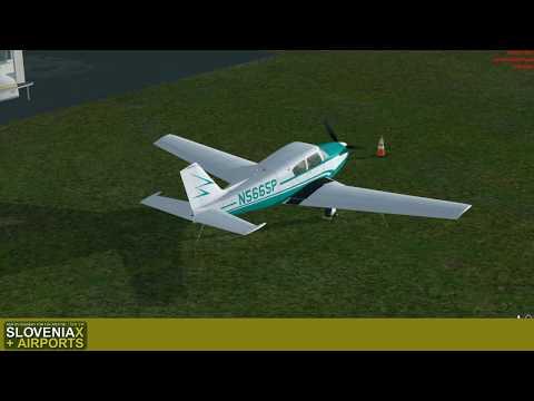 An evening VFR flight from LJAJ to LJBO - Slovenia X and Airports Ep. 01