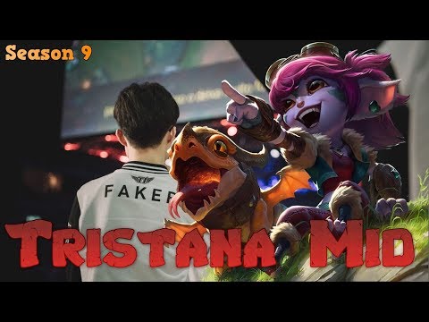 Faker - Tristana vs Akali Mid - LoL Season 9 KR Ranked | League of Legends Replays