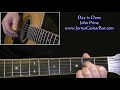 John Prine Day is Done Intro Guitar Lesson