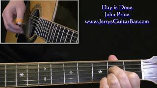 John Prine Day is Done Intro Guitar Lesson