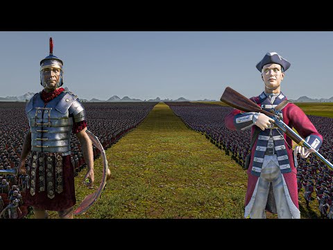 1 MILLION ROMANS vs 150.000 RED COATS - Ultimate Epic Battle Simulator 2 UEBS 2