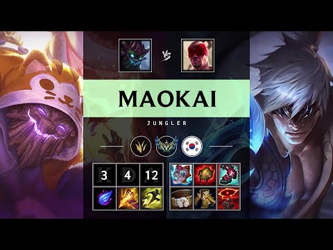 Maokai Jungle vs Lee Sin - KR Challenger Patch 25.14