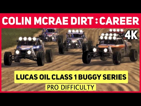Colin McRae DiRT in 4K - Career - #26 Lucas Oil Class 1 Buggy Series - Pro Difficulty