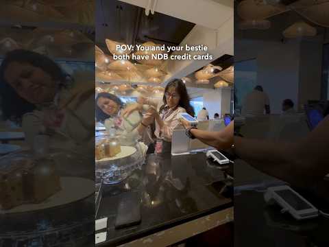 when you and your bestie both have NDB Credit Cards#ndbbank #ndbcards