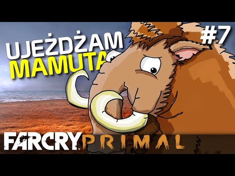 FAR CRY Primal Gameplay PL PC [#7] I'M RIDING A MAMMOTH!