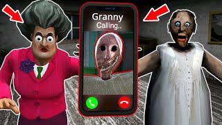 Granny Remake vs Scary Teacher vs Granny vs call ! funny horror animation (compilation 3)