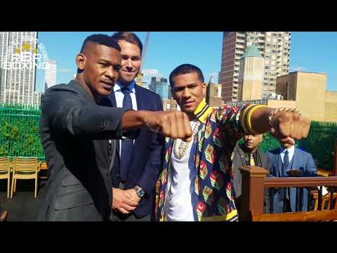 WATCH! Daniel Jacobs vs. Luis Arias Heated Face Off